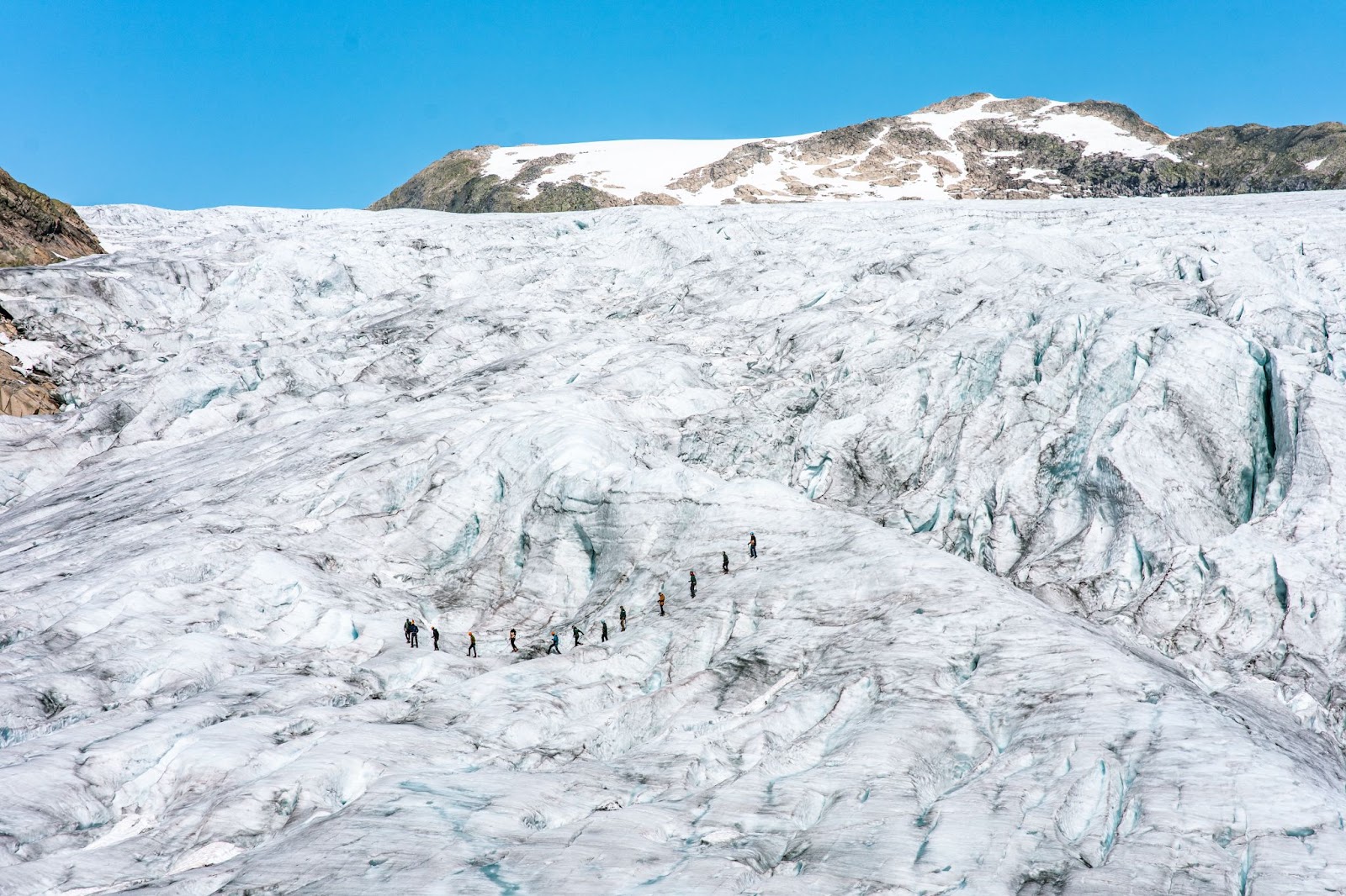 Flatbreen: A Day on the Glacier